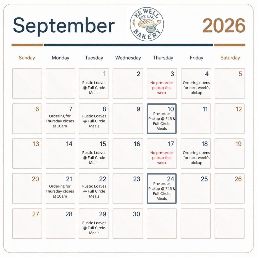 September calendar