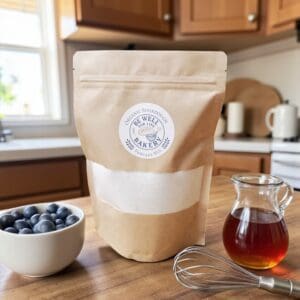 A bag of sourdough pancake mix