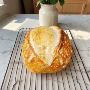 loaf of sourdough bread
