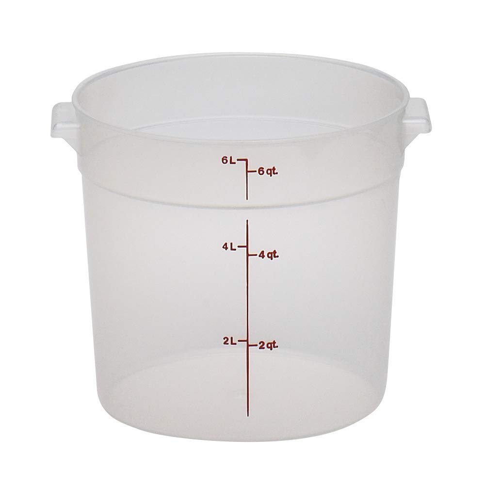 Clear mixing container