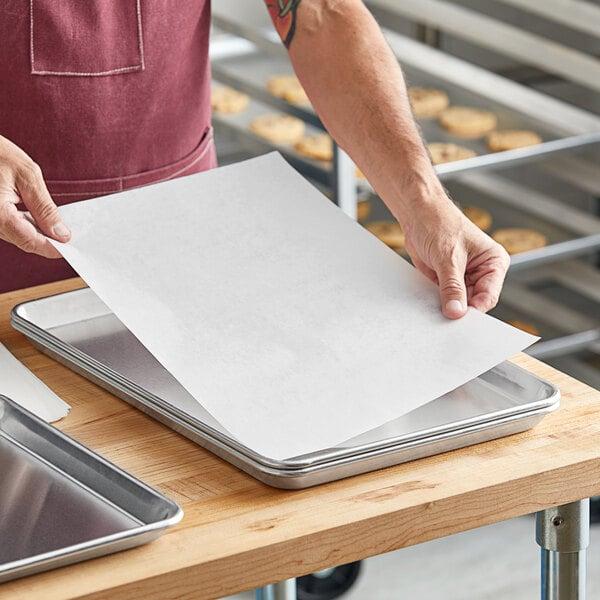 baking sheet with parchment paper